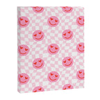 Romantic heart eye face checkered pattern Canvas Print Gallery Image 8