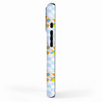 Space rocket cartoon checkered pattern iPhone Case Gallery Image 2