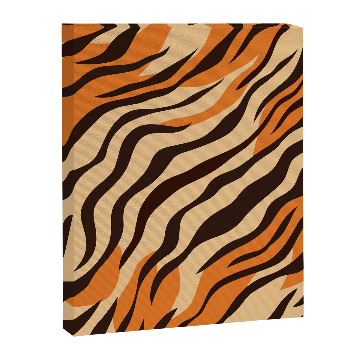 Tiger stripe animal print art pattern Canvas Print Gallery Image 8