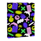Trendy y2k sticker art pattern Canvas Print Gallery Image 8