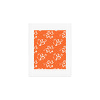 Tropical summer flower pattern art Art Print Gallery Image 1