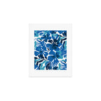 Tropical watercolor flower nature art pattern Art Print Gallery Image 1