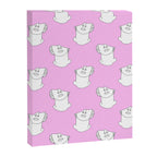 Vaporwave greek statue doodle pattern Canvas Print Gallery Image 8