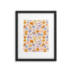 Vintage abstract flower art pattern Framed Art Print Gallery Image 6