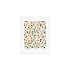 Vintage christmas lights art pattern Art Print Gallery Image 1