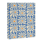 Vintage daisy flower art pattern Canvas Print Gallery Image 8