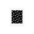 Vintage eye cartoon pattern Art Print Gallery Image 1