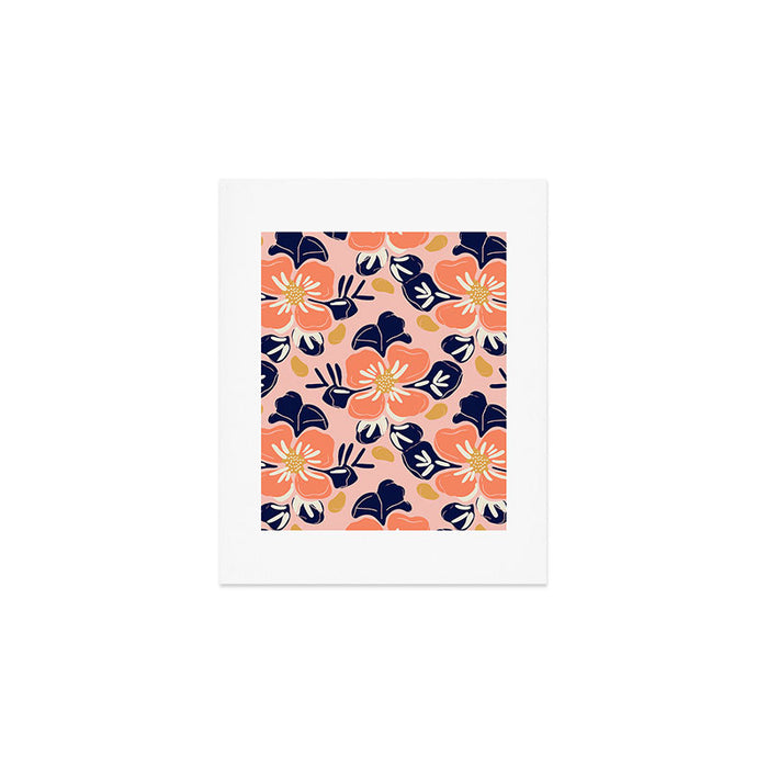 Vintage floral nature art pattern Art Print Gallery Image 1