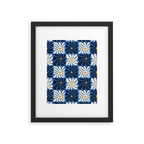 Vintage flower art pattern Framed Art Print Gallery Image 6