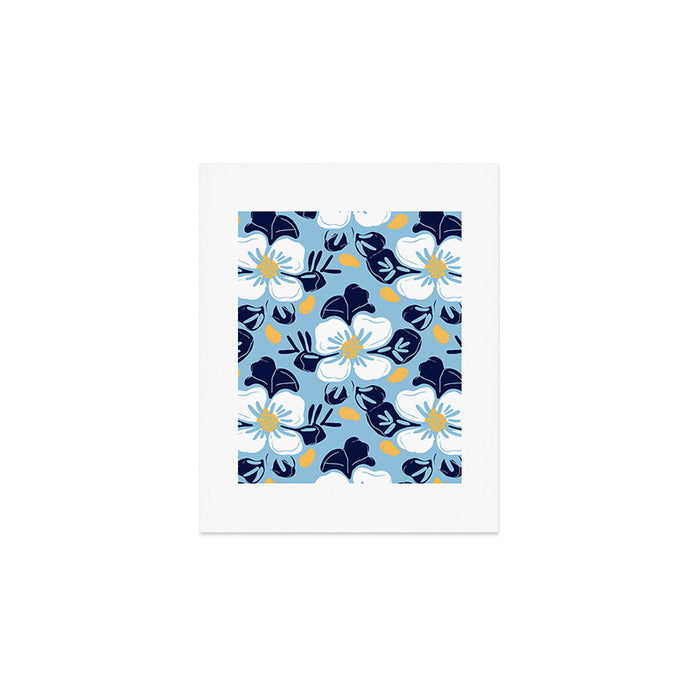 Vintage flower nature art pattern Art Print Gallery Image 1