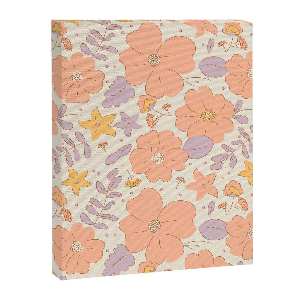 Vintage hand drawn flower art pattern Canvas Print Gallery Image 8