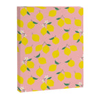 Vintage lemon fruit branch cartoon pattern Canvas Print Gallery Image 8