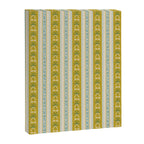 Vintage rose flower bouquet stripe art pattern Canvas Print Gallery Image 6