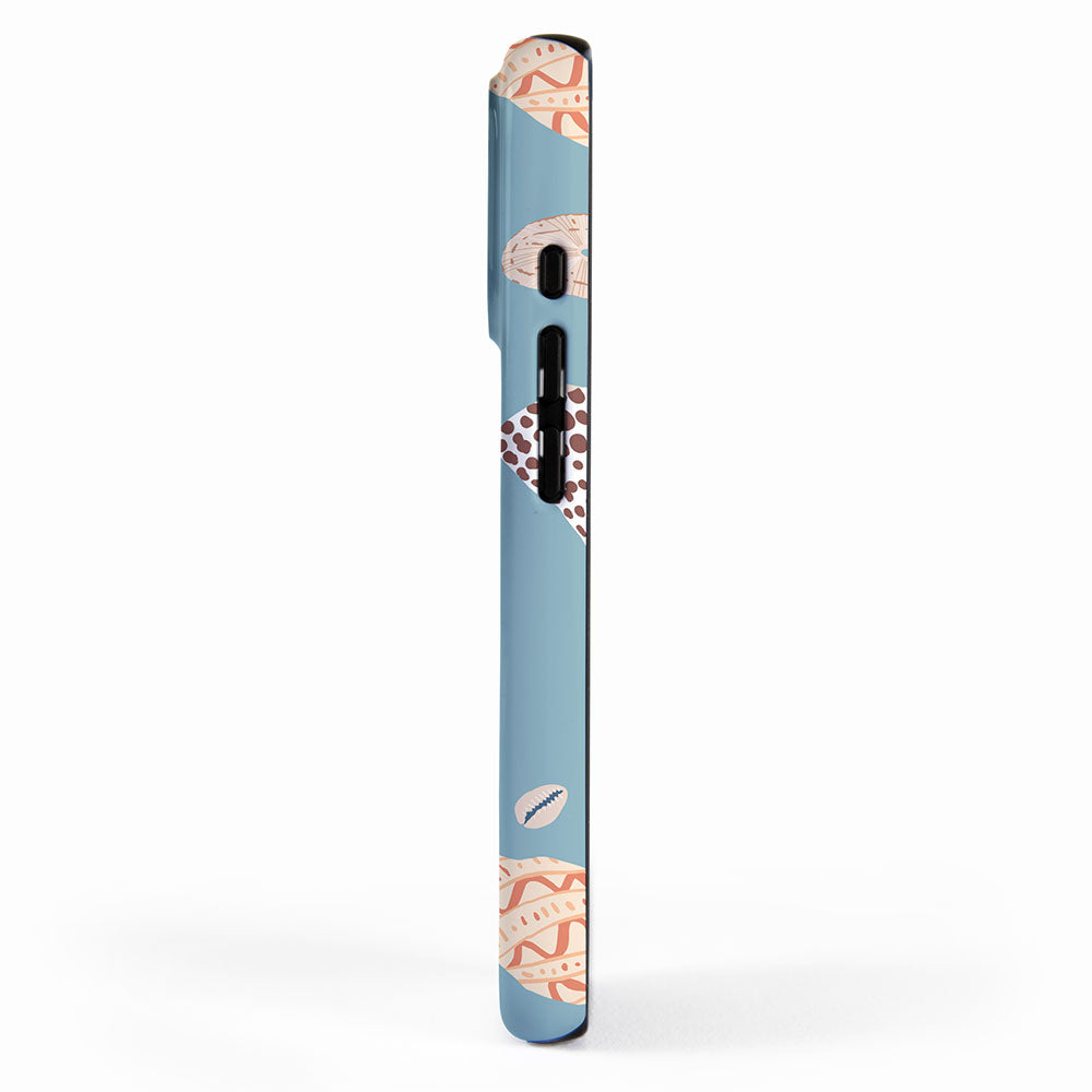Vintage sea shell flat illustration pattern iPhone Case Gallery Image 2