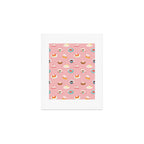Vintage sweet dessert tea food art pattern Art Print Gallery Image 1