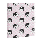 Yin yang checkered pattern Canvas Print Gallery Image 8
