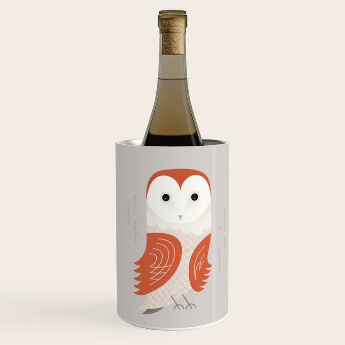 Barn Owl, Bird of United Kingdom Wine Chiller Gallery Image 2