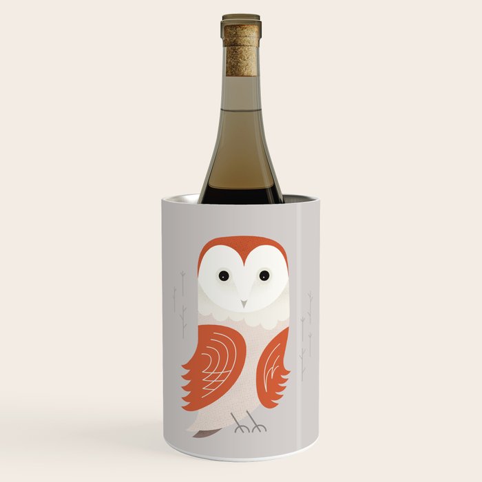 Barn Owl, Bird of United Kingdom Wine Chiller Gallery Image 3
