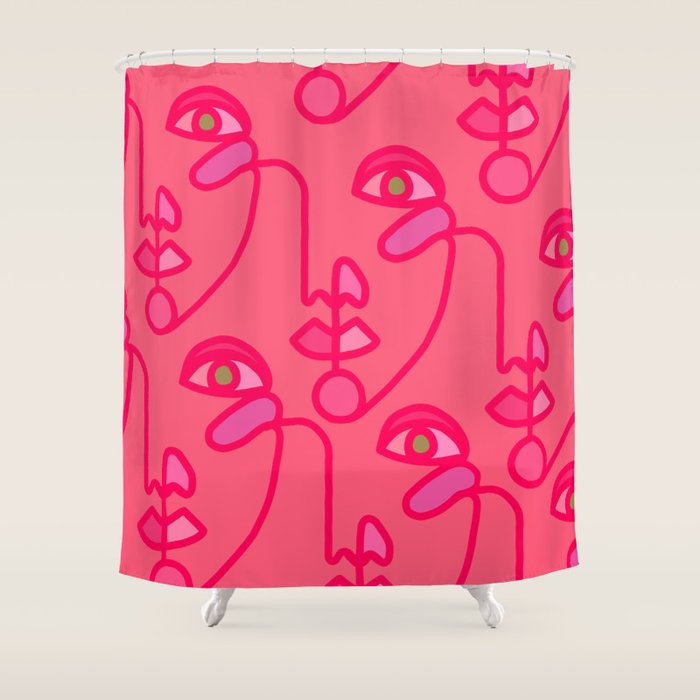Multi Faced Kaleido Shower Curtain Gallery Image 1