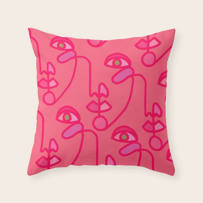 Multi Faced Kaleido Throw Pillow Gallery Image 1