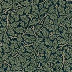 William Morris Antique Oak Leaf Teal Slate Coffee Mug Gallery Image 2