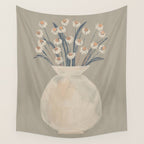 Flowers In A Vase 16 Wall Tapestry Gallery Image 4