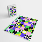 Modern geometric mosaic pattern art Jigsaw Puzzle Gallery Image 2