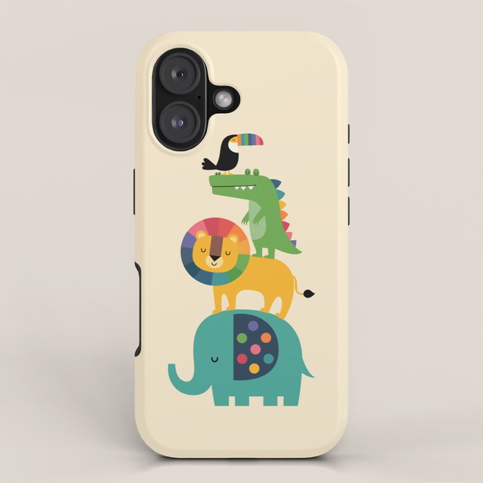 Rainbow Safari iPhone Case Gallery Image 1