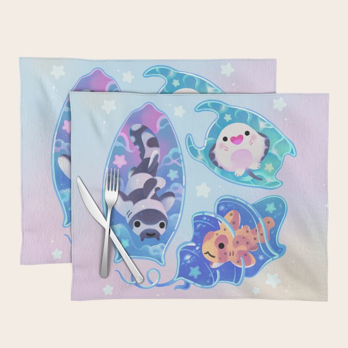 Mermaid's purse (shark egg) Placemat Gallery Image 1