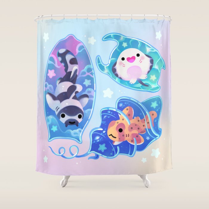 Mermaid's purse (shark egg) Shower Curtain Gallery Image 1