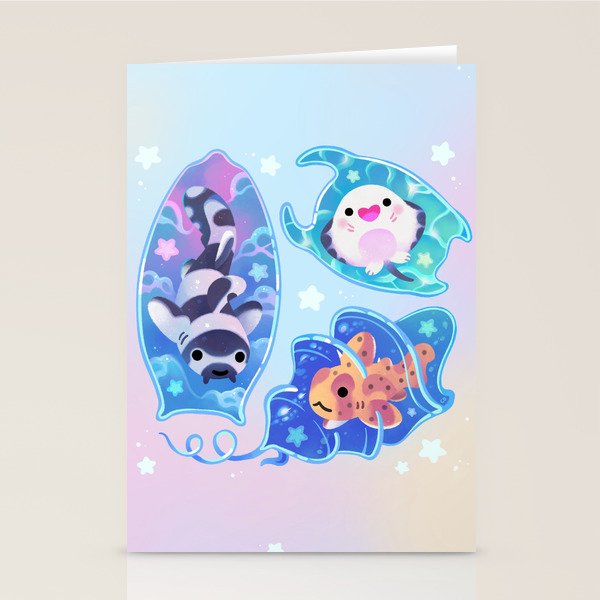 Mermaid's purse (shark egg) Stationery Card Gallery Image 2