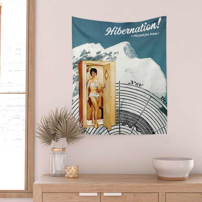 Hibernation! Not just for bears Wall Tapestry Gallery Image 2