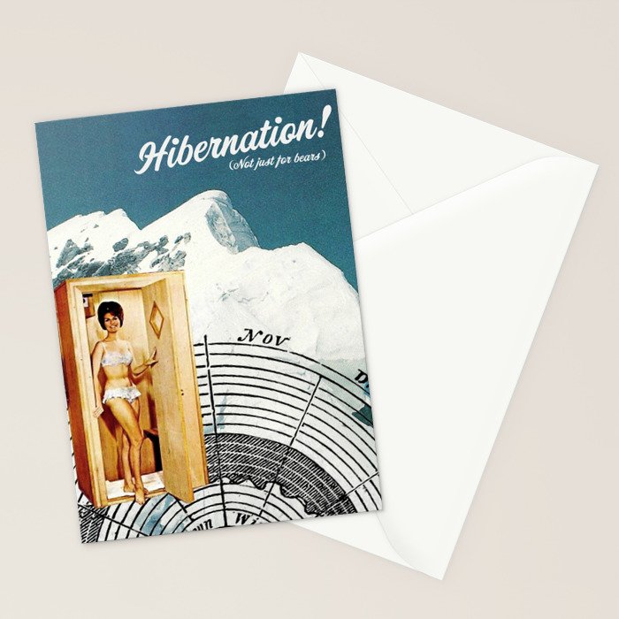 Hibernation! Not just for bears Stationery Card Gallery Image 2