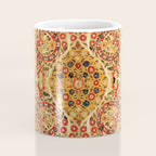 Rasht  Antique North Persian Floral Embroidery Print Coffee Mug Gallery Image 4