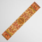 Rasht  Antique North Persian Floral Embroidery Print Table Runner Gallery Image 3