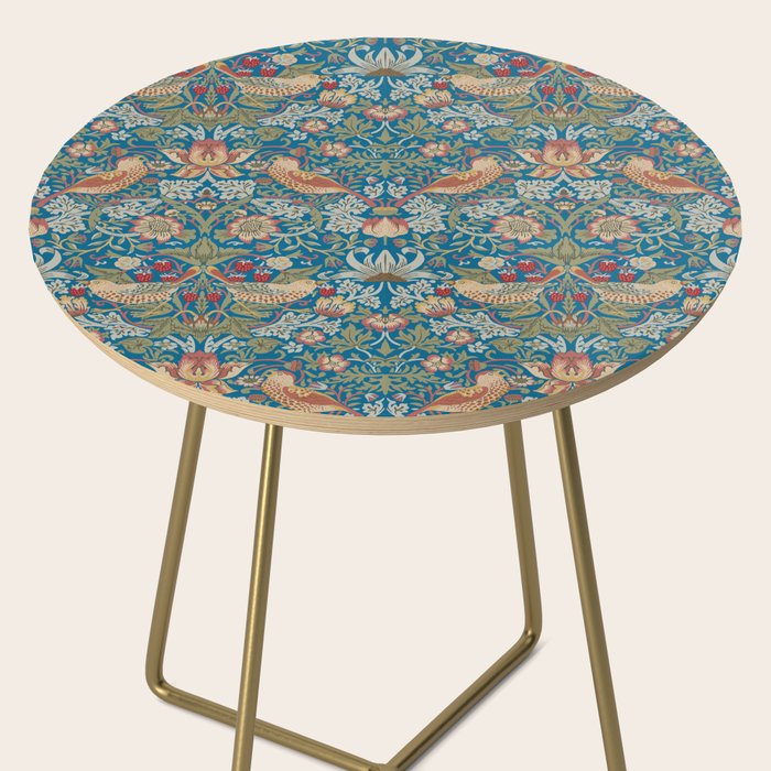 Strawberry Thief by William Morris Side Table Gallery Image 2