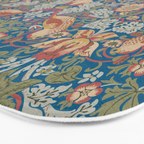 Strawberry Thief by William Morris Bath Mat Gallery Image 3
