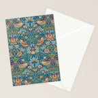 Strawberry Thief by William Morris Stationery Card Gallery Image 2