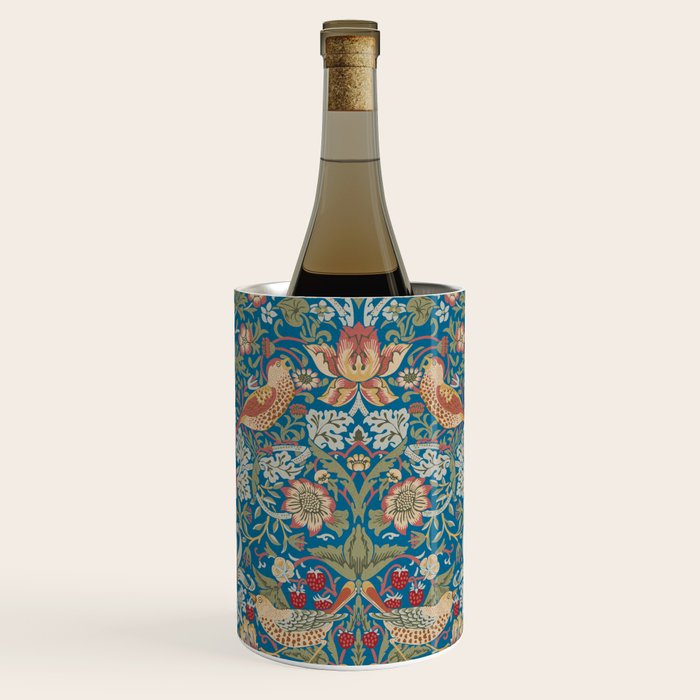 Strawberry Thief by William Morris Wine Chiller Gallery Image 2