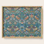 Strawberry Thief by William Morris Serving Tray Gallery Image 1
