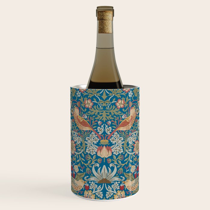 Strawberry Thief by William Morris Wine Chiller Gallery Image 1