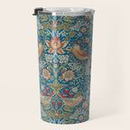 Strawberry Thief by William Morris Travel Mug Gallery Image 3