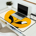 Abstract Organic Shapes and Leaves 2 Desk Mat Gallery Image 2