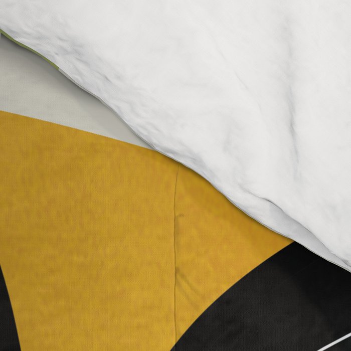 Abstract Organic Shapes and Leaves 2 Comforter Gallery Image 4