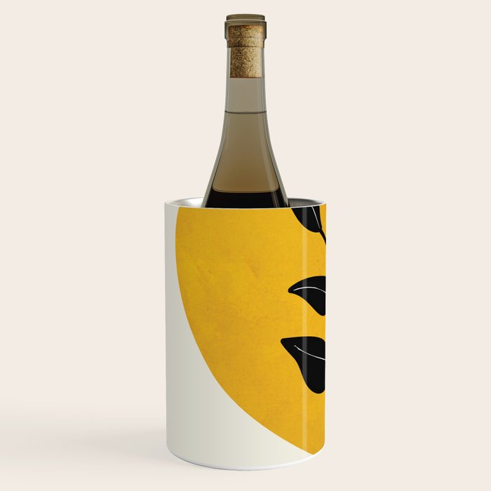 Abstract Organic Shapes and Leaves 2 Wine Chiller Gallery Image 2