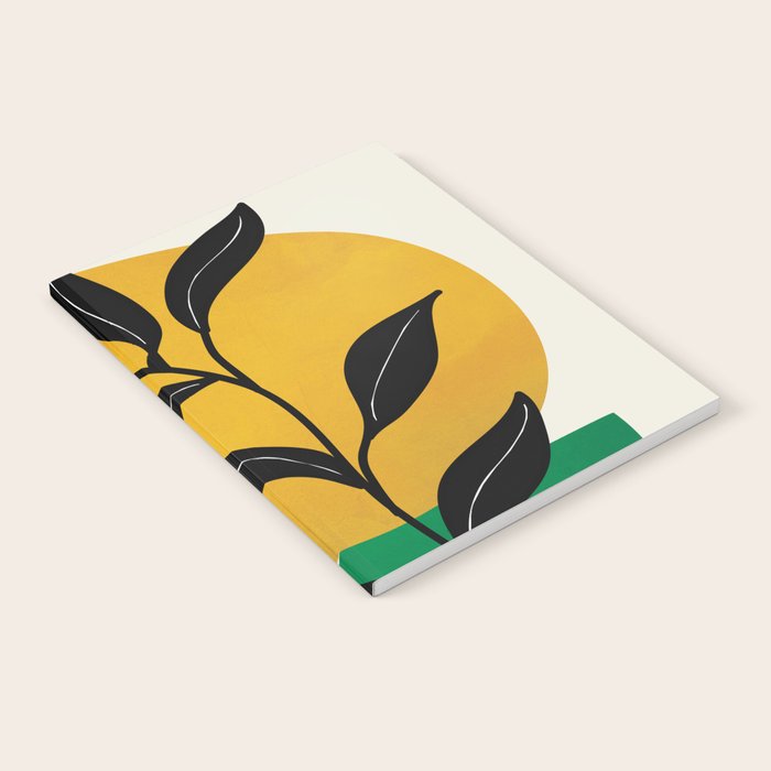 Abstract Organic Shapes and Leaves 2 Notebook Gallery Image 1
