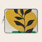 Abstract Organic Shapes and Leaves 2 Laptop Sleeve Gallery Image 1