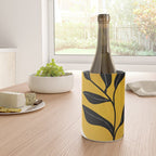 Abstract Organic Shapes and Leaves 2 Wine Chiller Gallery Image 4