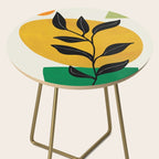 Abstract Organic Shapes and Leaves 2 Side Table Gallery Image 2