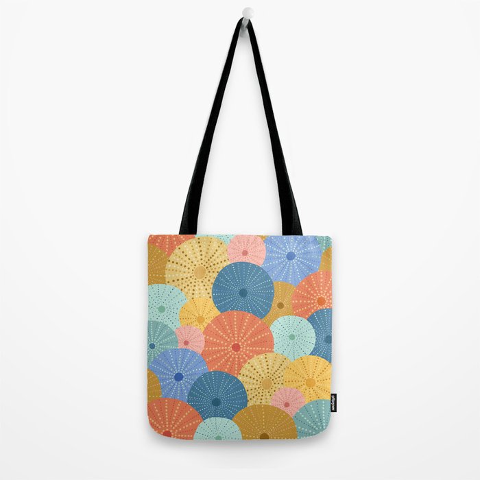 Coloful Sea Urchins 2 Tote Bag Gallery Image 2